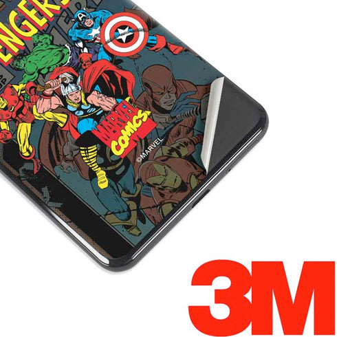 Marvel Classic Comics Avengers Assemble Google Pixel 3 XL Skin